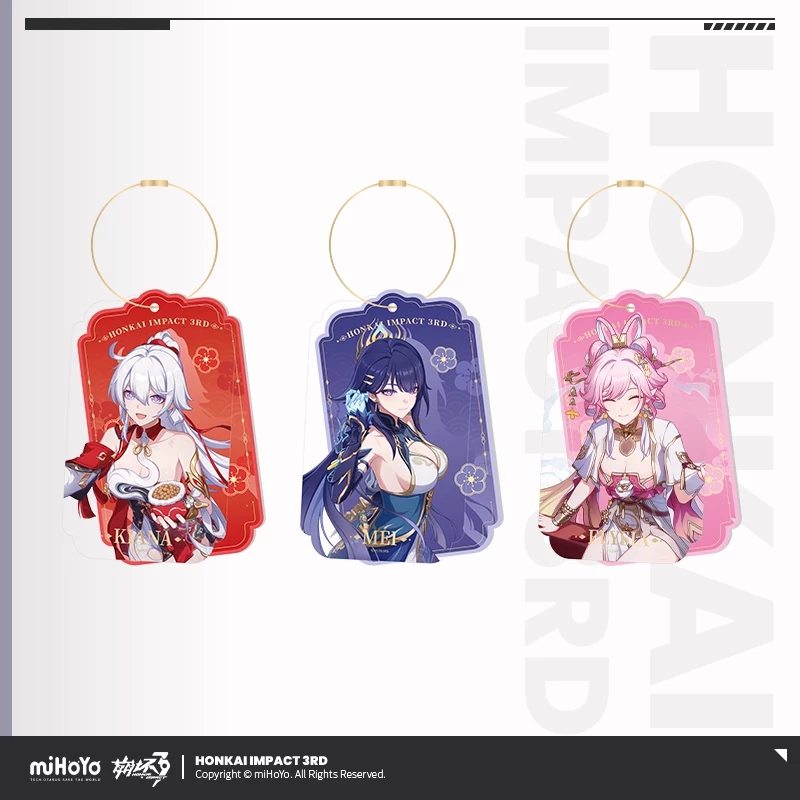 Anime Merchandise Licensing - miHoYo公式ライセンス商品「原神インパクト3」シリーズ「水翠光耀」キャラクターグッズ：アクリルキーホルダー、ホリデーギフト