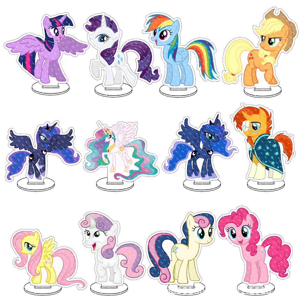 Anime Merchandise Brands - アニメグッズ マイリトルポニー アクリル製スタンドフィギュア アップル・ジアエル トワイライト・スパークル クラウド・トレジャー