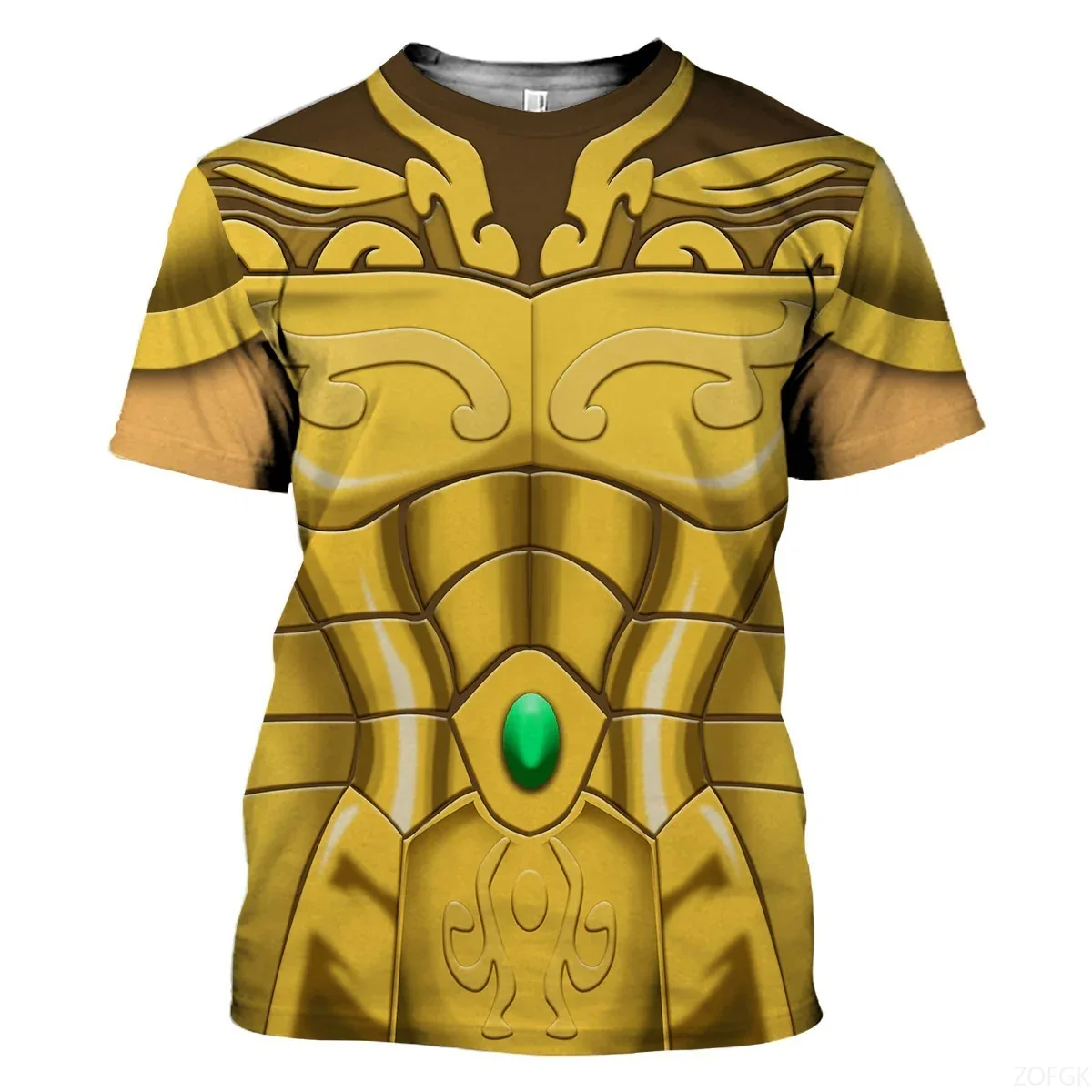 Anime Themed Merchandise - 3D ファッション新漫画アニメ聖闘士星矢プリント半袖夏カジュアル快適なラウンドネック Tシャツ