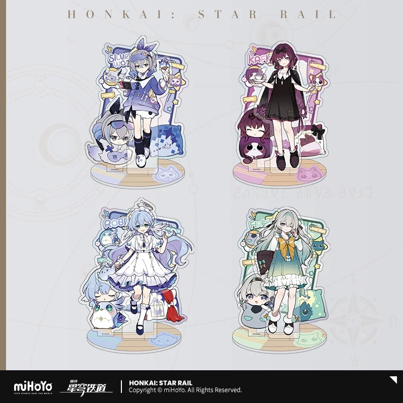 Anime Merchandise Licensing - miHoYo/Honkai: Star Rail公式ライセンスアニメ女子寮シリーズゲームグッズアクリルスタンド、フィギュア、ギフト