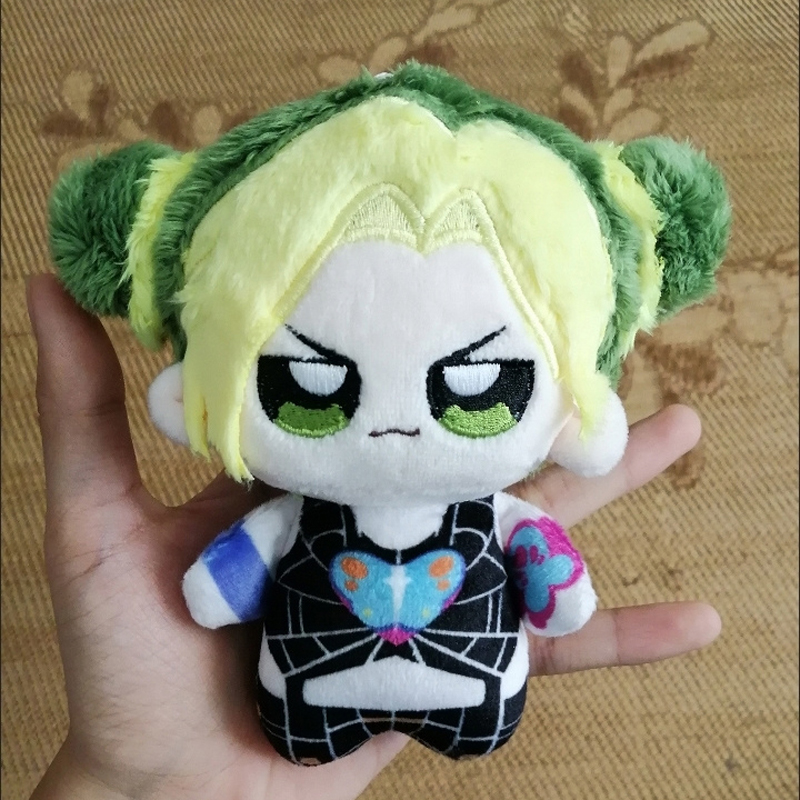 Anime Merchandise Plush Toys - 10 センチメートルジョリーヌ・クジョぬいぐるみアニメ空条徐倫フィギュアコスプレ綿ぬいぐるみおもちゃペンダントキーホルダー誕生日クリスマスギフト