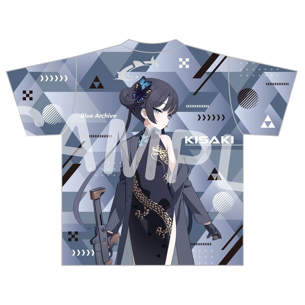 Anime Themed Merchandise - ブルーアーカイブ龍宮キサキグラフィック Tシャツアニメプリント女性半袖 Tシャツ新しい夏カジュアルトップスストリートウェア