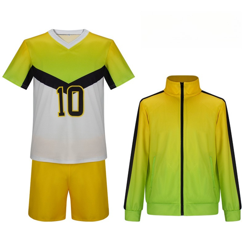 Anime Themed Merchandise - アニメ Itachiyama 研究所制服サクサ久美コスプレ衣装バレーボール少年 NO 10 制服コート