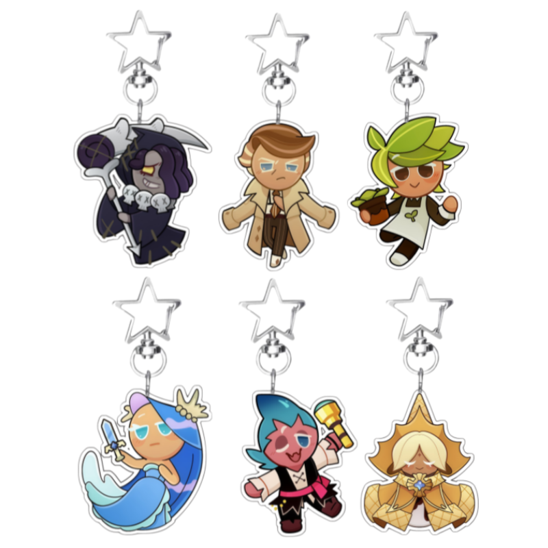 6 センチメートルアクリルキーホルダー Cookie Run - Anime Kingdom Merchandise のレビューと価格