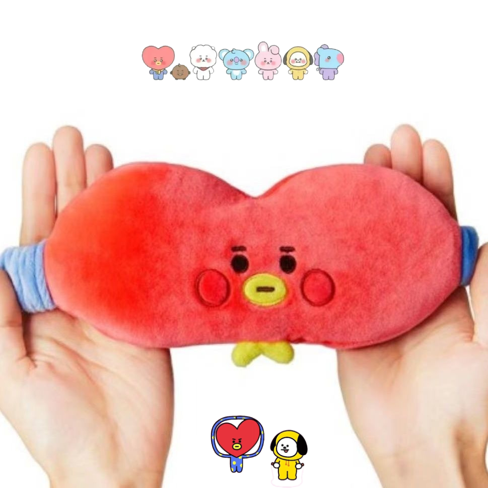 BT21漫画のかわいいぬいぐるみアイマスク カワイイ 男女兼 - Anime Merchandise Usa のレビューと価格