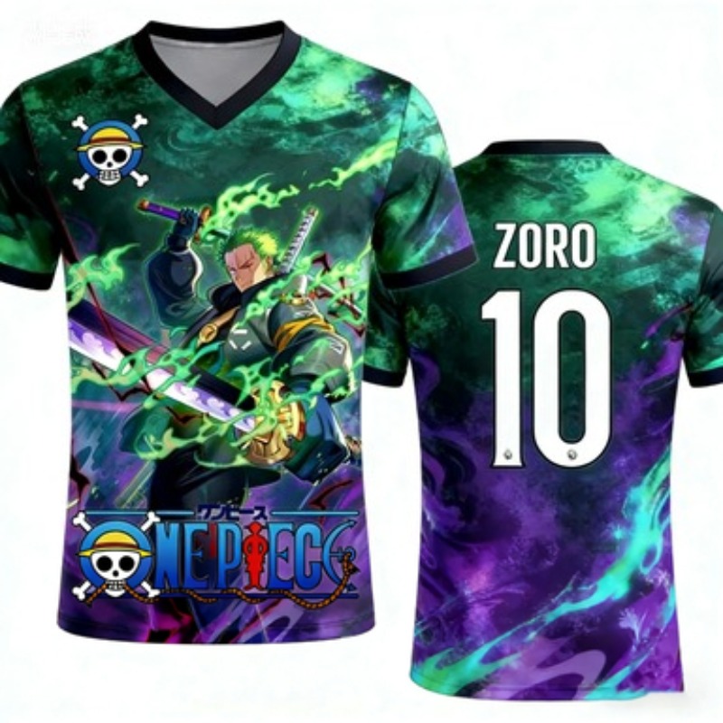 2026年夏新作アニメフットボールスポーツ速乾半袖Tシャツ  - Anime Themed Merchandise のレビューと価格